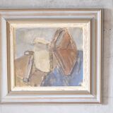 Ulla Borgström, Swedish Modern Painting, 1960s, Oil on Canvas, Framed
