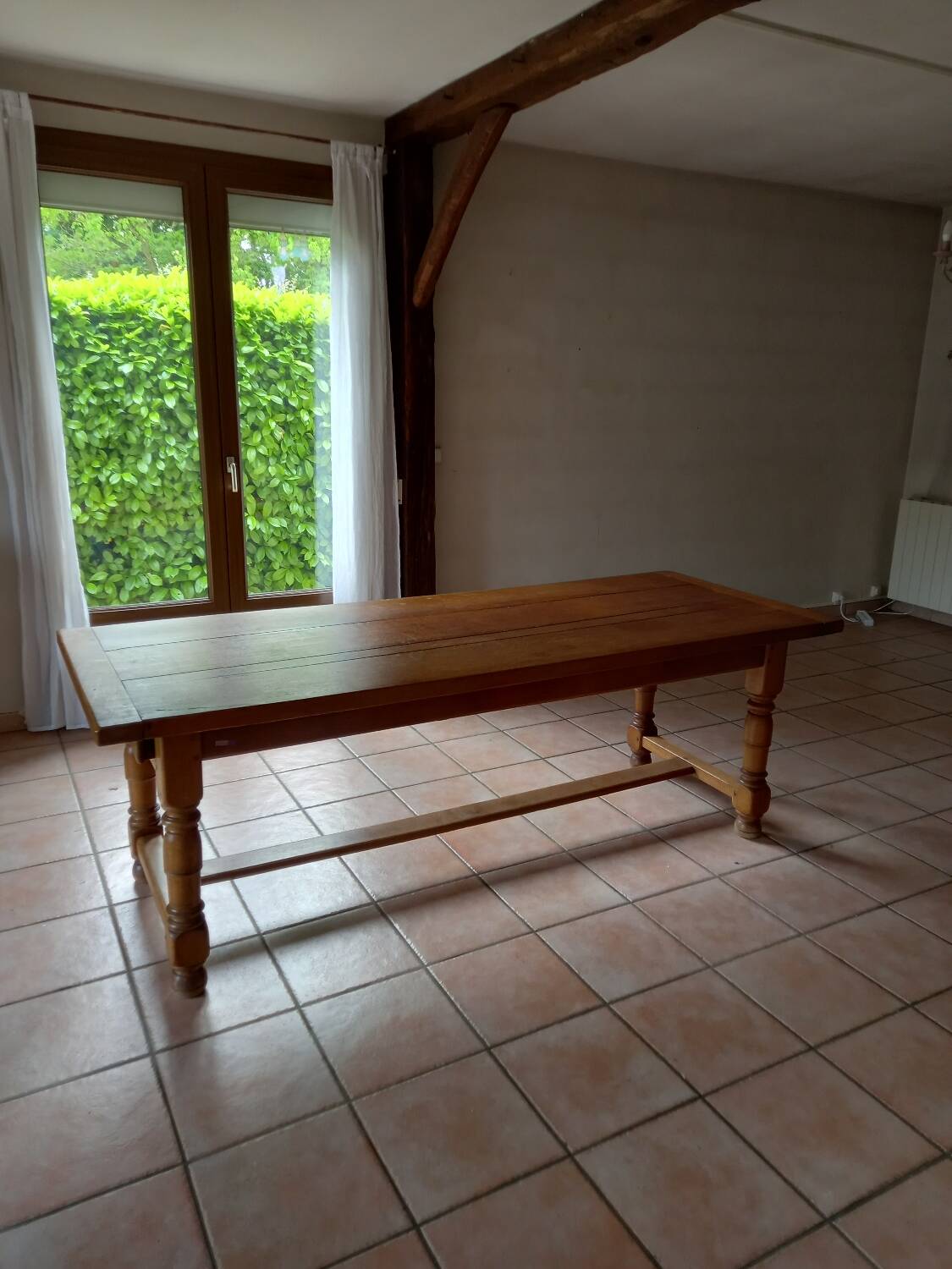 Oak farm table