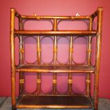 Rattan shelf