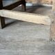 High wooden stool