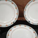 Set of 6 dessert plates St Amand Céranor Model Parame