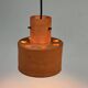 Vintage Hanging Lamp, Artiforte Netherlands, Terracotta, 1950s