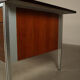Executive desk by ORA Acciaio, produced in Italy during the 1970s.