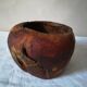 Cache pot en bois brut