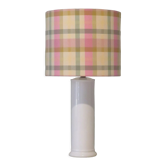 Lampe de table vintage italienne en céramique avec abat-jour sur mesure