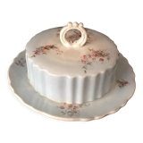Pale blue butter dish