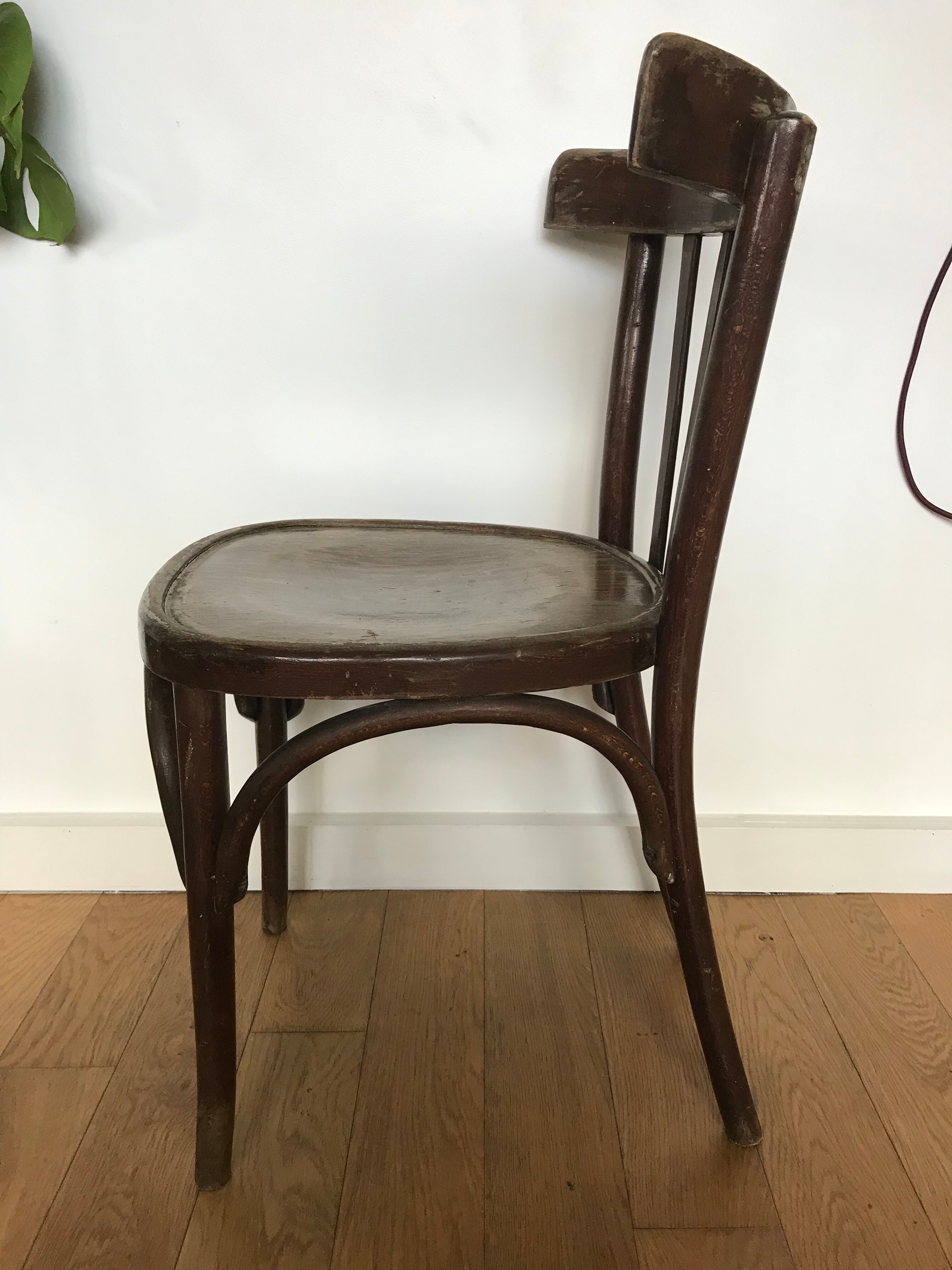 Wooden bistro chair