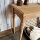 Raw wood console
