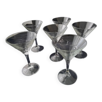 Lot de 6 coupes à cocktail