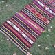 Vintage Turkish hallway rug 63x637 cm