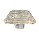 Green marble coffee table