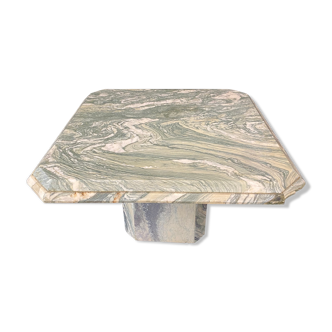 Green marble coffee table