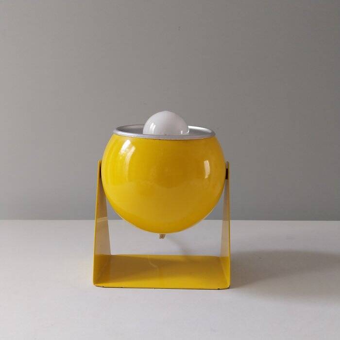 vintage italian table lamp 70s