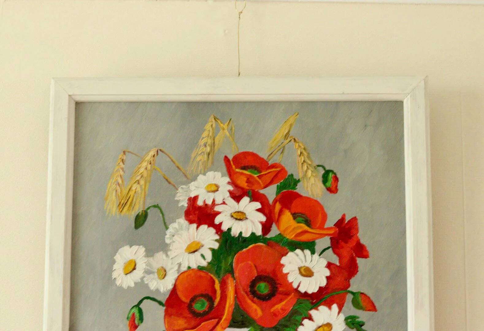 Nature morte aux coquelicots par B. Peters