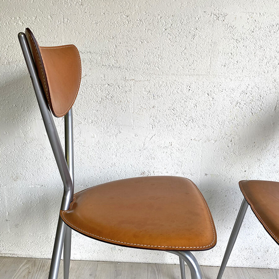 Set of 6 Arrben vintage 70's chairs