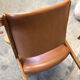 Fauteuil dal vera vintage circa 1950