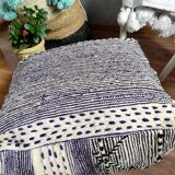 Berber pouf boujad oldschool 60cm by 60cm by 25cm