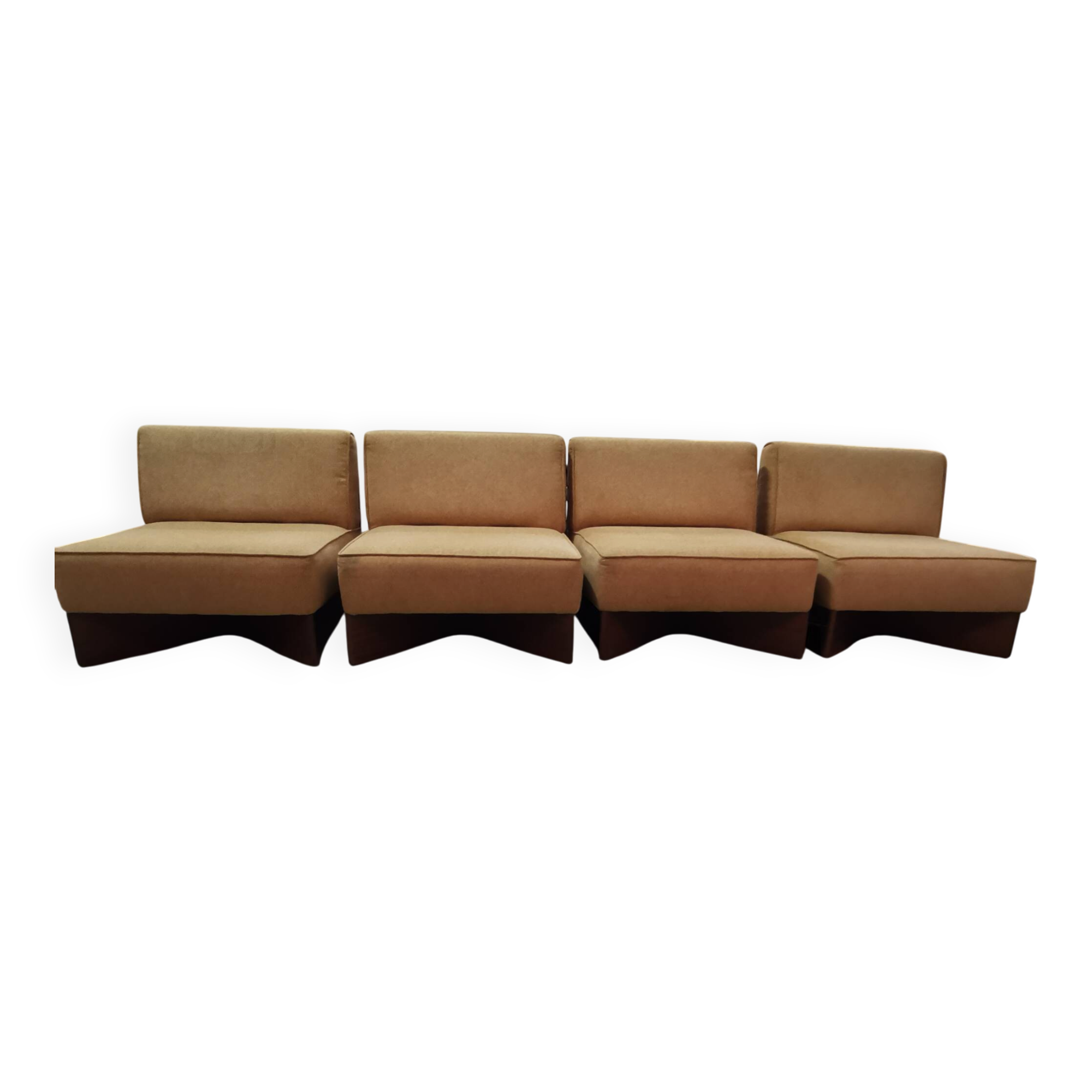 Set of 4 Aquilon chairs by Pierre Guariche.