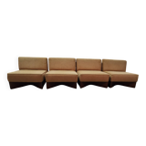 Set of 4 Aquilon chairs by Pierre Guariche.