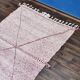Tapis berbère bordeaux style zanafi 2x3 m