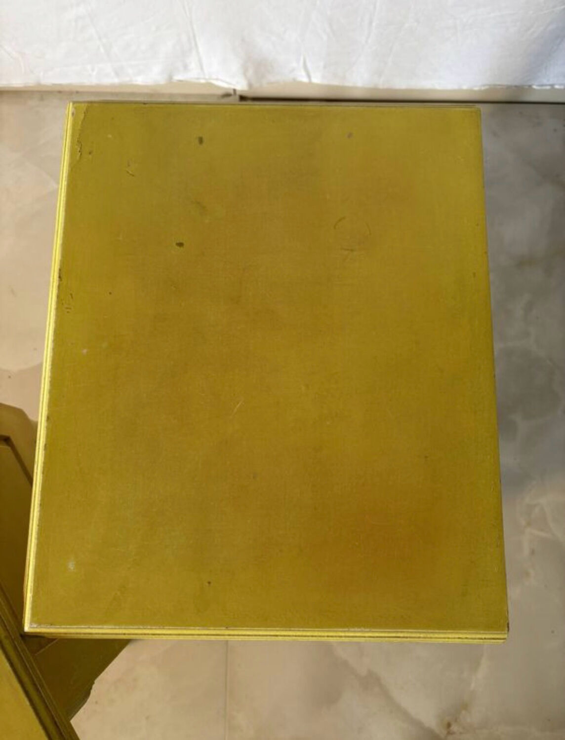 Pair of vintage carved wooden bedside tables.