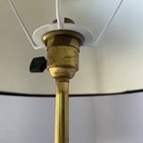 Adnet brass floor lamp with loops
