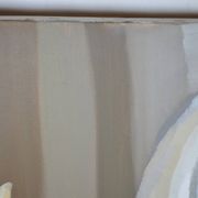 Huile sur toile, nature morte aux coraux, Paula Salonen, 1990