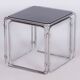 Mid-Century Nesting Tables in Chrome-Plated Steel and Glass, Czechia, 1960s, Set of 2