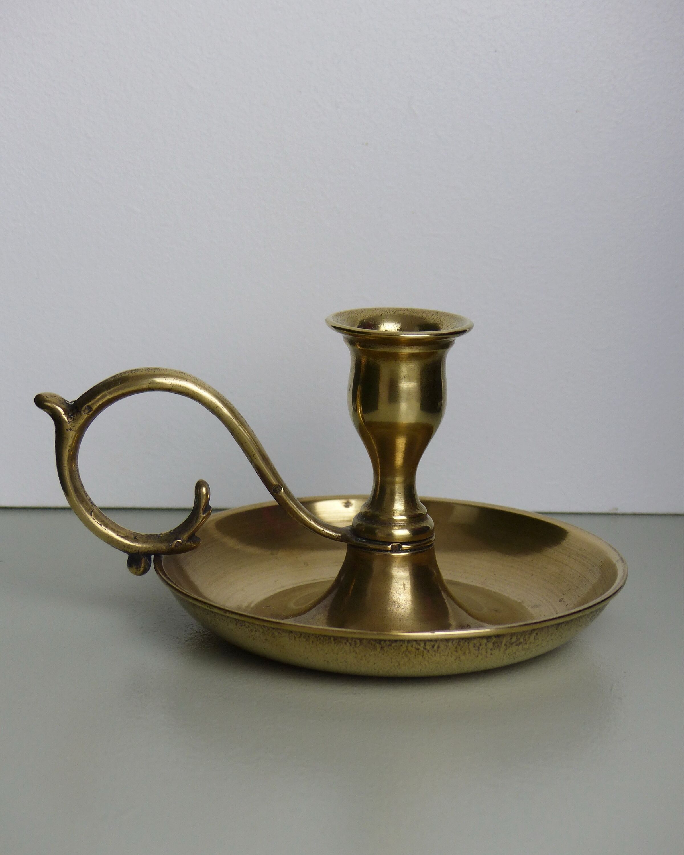 Brass candle holder