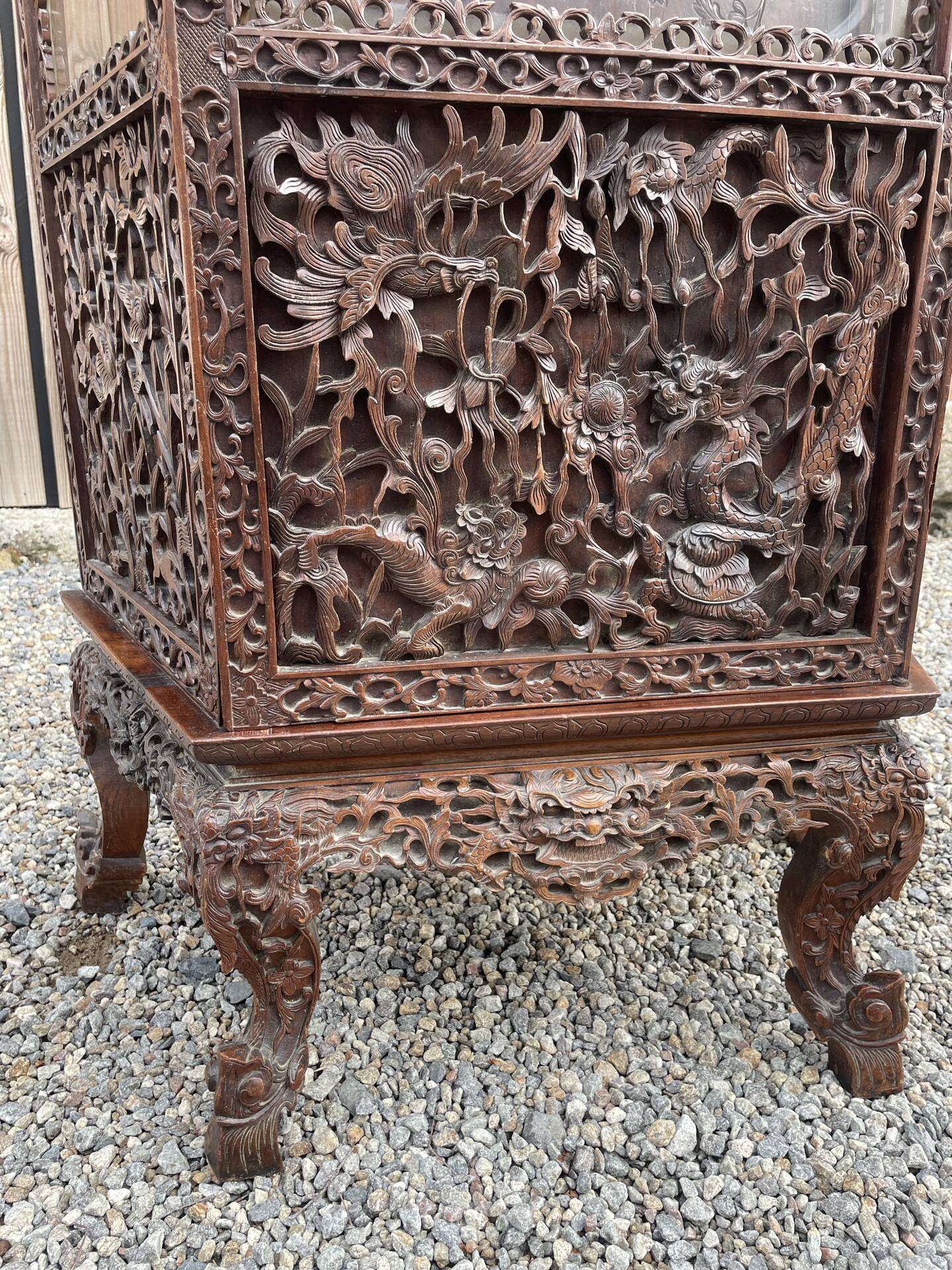 Vitrine cabinet de présentation chinois
