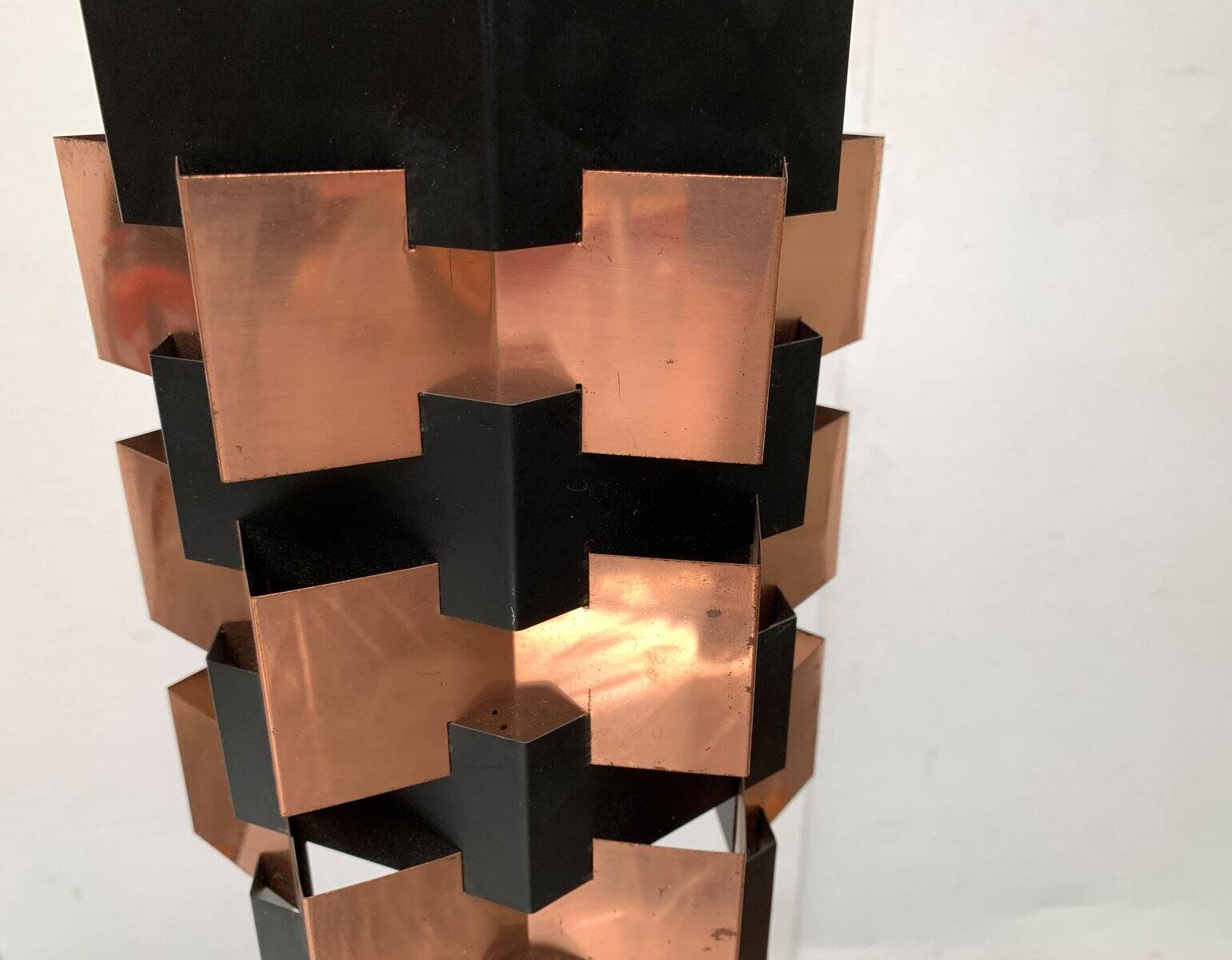 Danish copper pendant light from the mid-century by Lyfa, 1960s.