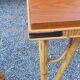 Vintage dining room attributed to Audoux and Minet in bamboo and rattan