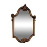 Louis XV style mirror in gilded wood - 53x37cm