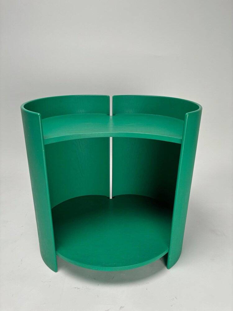 Green Gea Bedside Table attributed to Takahama for Gavina, Italy, 1961