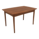 Teak "wallet" dining table, Denmark, 1960s
