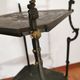 Art Nouveau cast iron Gath's Antique Sellette/Desserte