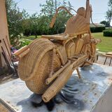 Harley Davidson Wicker Motorcycle by Tom Dixon
