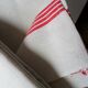 Set of 6 antique tea towels lined with ml