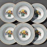 6 hollow plates Villeroy & Boch basket model