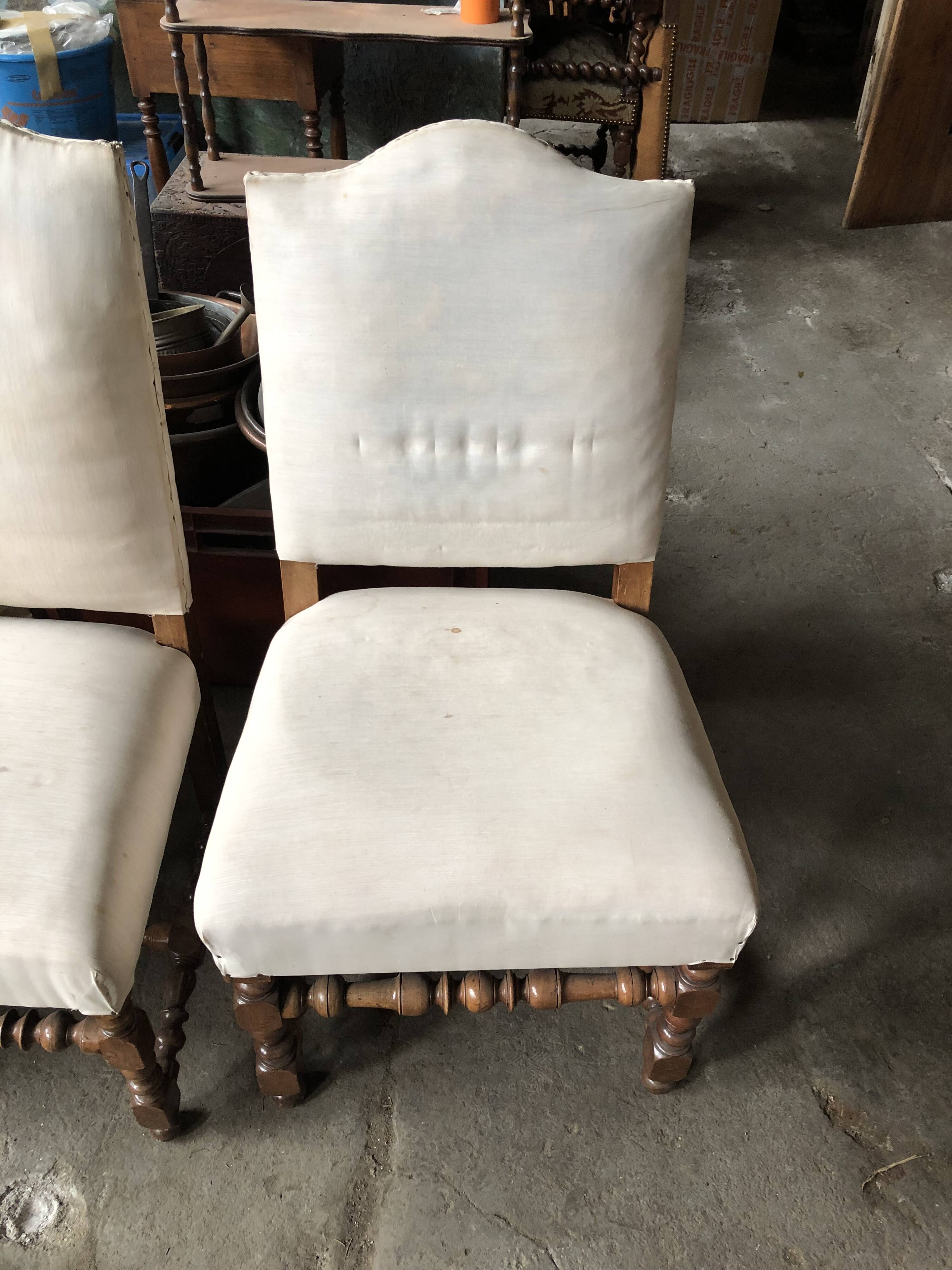Louis XIII style chairs
