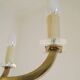 French Mid-Century / 1960s 4 Light Chandelier In The Style of Jacques Adnet