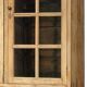 Vitrines murales en bois massif et en verre