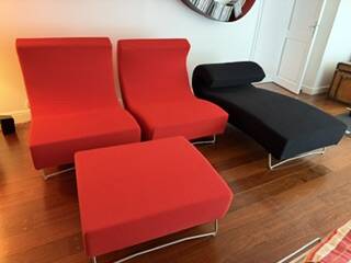 Sofa armchair lover line roset by pascal mougues