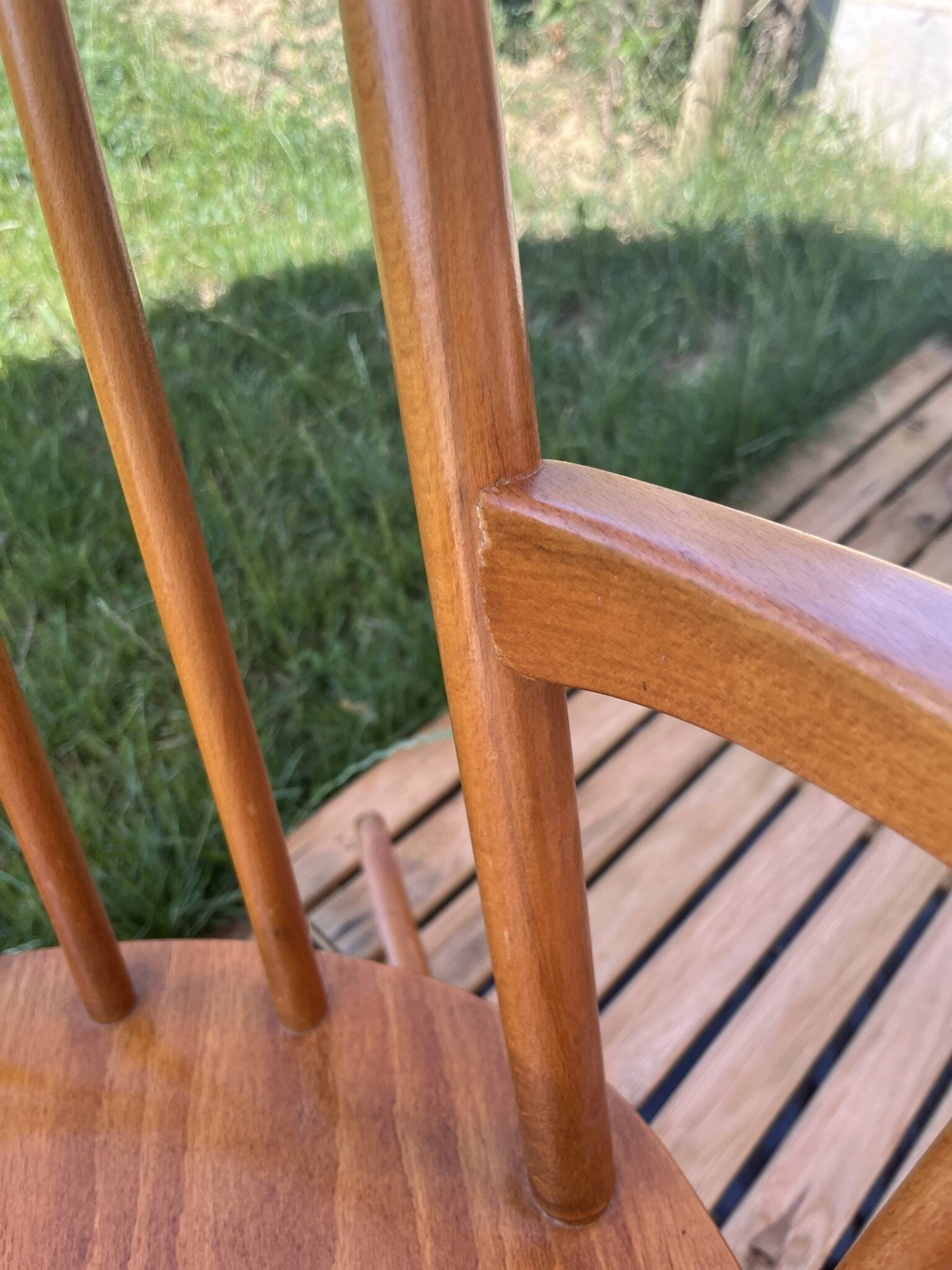 Scandinavian rocking chair , Stol Kamnik