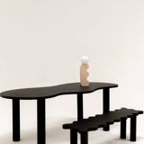 Wooden table lamp