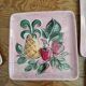 Set of 10 vintage enameled earthenware plates Renouveau Cagnes sur Mer