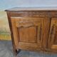 Buffet bas normand sculpté en chêne XIX ème
