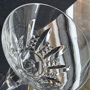 2 champagne glasses stamped Baccarat - Service Austerlitz