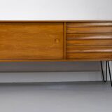Large Vintage Walnut Sideboard by Franzmeyer, 1960s