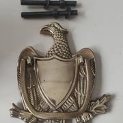 Door knocker/American bald eagle. Made of solid brass. Dimensions 15 x 10.